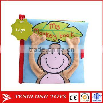 Baby Educational Toy Fabric Book Soft Cloth Book Peekaboo