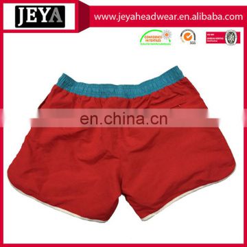 Shiny red blue girls hot shorts pants summer pants microfiber fabric