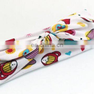 Infant Blush Flora Headwrap Top Knot Baby Headband Bandanna Head Wrap For Baby Shower Gift