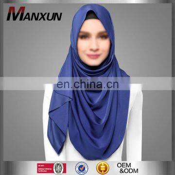 New Arrival Muslim Accessories Hotsale Islamic Plain Scarf Good Quality Middle East Region Turkish Hijab