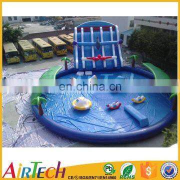 Portable water park inflatable water park slides for sale