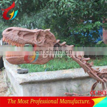 realistic Dinosaur fossil sculpture for Sale
