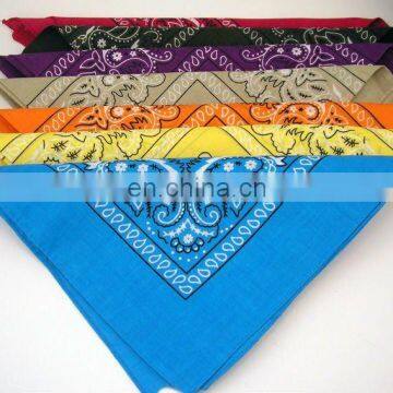 Newest Exquisite Mixed Color Paisley Cotton Bandana