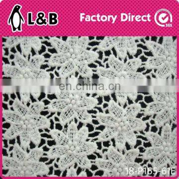 fancy embroidery cord lace fabric