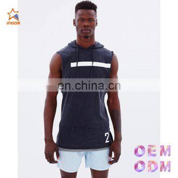 dropped armhole sleeveless longline compression burnout dri fit fitness cotton bodybuilding sublimation mens tank top