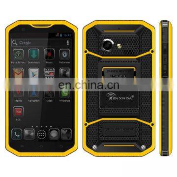 Drop Shipping IP68 Waterproof Phone,Shockproof 4G Smartphone,KEN XIN DA Proofing W8 3000mAh 5.5 inch RAM2GB ROM16GB 2 Camera 8MP