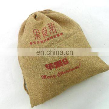 Jute Wedding Favor Pouches Drawstring Pouches Small Jewelry Bags 10*15cm photo-6