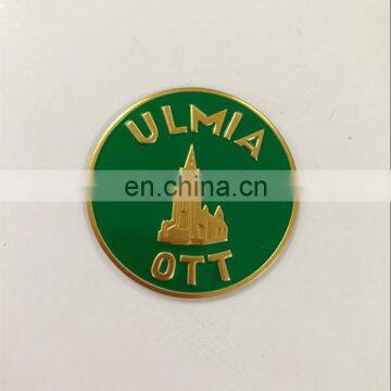 Quality 3M Adhesive metal embossing logo label sticker