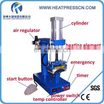 CE Approval Semi-auto Cap Heat Press Machine for sale