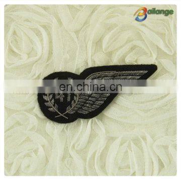 Brilliant high quality custom 100% handmade military bullion badges for uniform