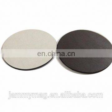 Customized Round flexible rubber magnet with adhesive