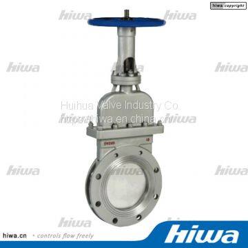 flange knife gate valve