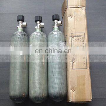 Valve Equipped High Pressure Compressed Carbon Fiber Air Tank /Cylinder