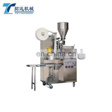 Newest Triangle Granules Filter Paper Herb Black Red Green Tea Bag Making Packing Machine Automatic With Outer Envelope photo-2