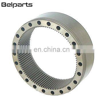 Belparts swing reducing gear components 20Y-26-22150 PC200-6 swing gear ring