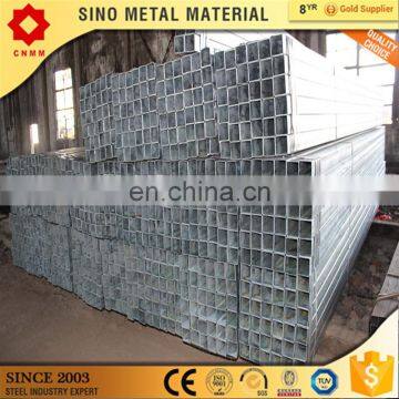 galvanized iron square tube gi welded tube galvanized rectangular tube 25x50