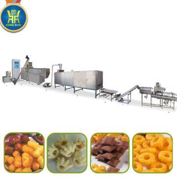 Corn Puff Snack Extruder Core Corn Cheese Puff Food Making Plant China Sweets Snack Machines photo-2