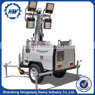 Hot Sale Telescopic Vehicle-Mounted Mobile Light Tower