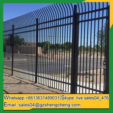 White aluminum fence metal fence panels