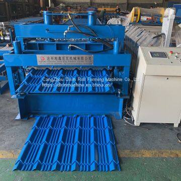 Glazed Trapezoidal Sheet Roof Tile Wall Panel Roll Forming Machine Good Sale photo-3