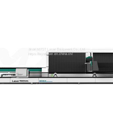 Fiber Laser Cutting Machine With Rotary Exchange Table and Cover MTF3015GR Tube Fiber Laser Cutting China photo-3