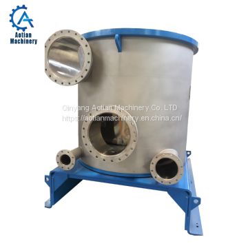 Slag removal pressure screen slotted basket inflow pressure screen for paper making process