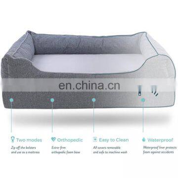 High-quality Memory Foam Dog Bed - Removable Cover Waterproof Liner Luxury Dog Mat With Foam Mattress photo-2