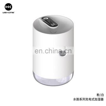 Usb Desktop Wireless 1000ml Rechargeable Portable Led Light Mini Air Cordless Humidifier photo-4