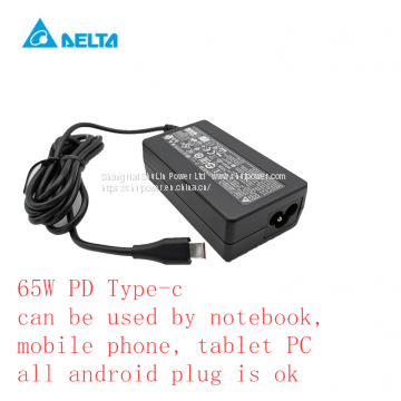 Delta 65W PD Charger Type-c Laptop Adaptors,ADP-65KE B KC PSE PSB Delta photo-2