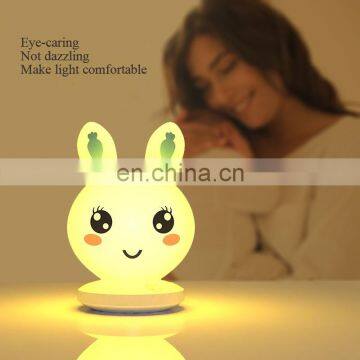 Custom Design White Rabbit Led Night Light/cute Design Animal Decoration Night Light/OEM Night Light Manufacturers photo-3