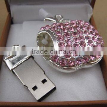 cartoon apple usb flash disk