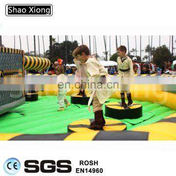 Top Quality PVC Tarpaulin Material Air Trampoline Games Meltdown Inflatable Eliminator Wipeout Challenge Course Game for Sale