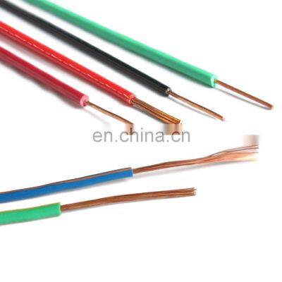 CE/VDE certificates Colorful Copper/CCS/CCA conductor single core cable