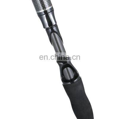 Wholesale Portable 2 Section Spinning Casting Carbon Fiber Lure Fishing Rod photo-2