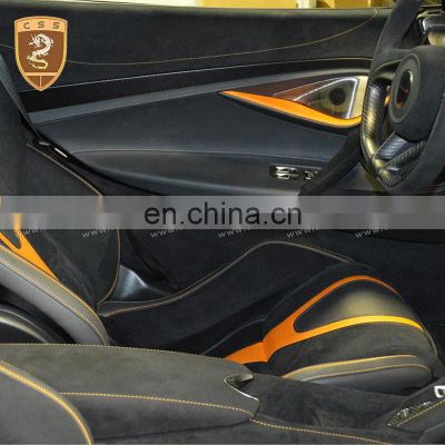 Inside Car Accessories Carbon Fiber Door Handle Trim Cover Interior Trim For Mclaren 720S Couple