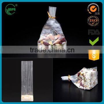 Transparent clear cellophane bags for cookies