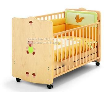 Cute cartoon baby crib