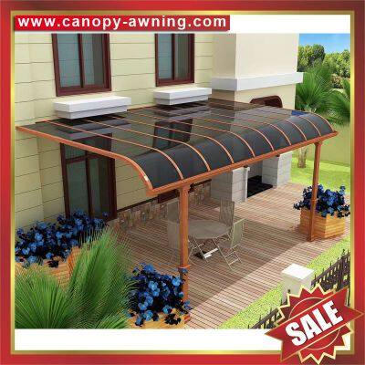 excellent alu aluminum pc polycarbonate patio terrace canopy canopies cover awning for sale