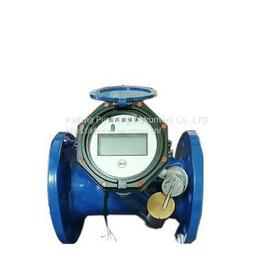 Large caliber ultrasonic water meter DN100 RS485 communication connection for irrigation water conservancy projects