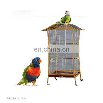Open Top Rolling Parrot Bird Cage, Parrot Cage With Detachable Stand photo-4