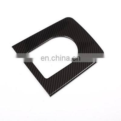 Carbon Fiber Style ABS Auto Interior Control Gear Panel Cover Trim Sticker For Jaguar XE F-Pace Car Accessories