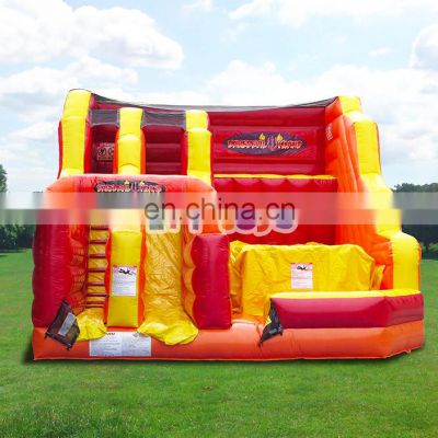 High quality children playing inflatable bouncy castle slide combo inflatable slide