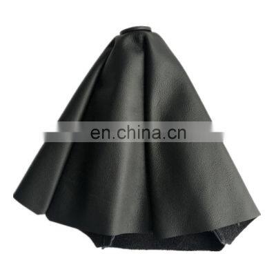 Universal Gear Shift Knob Leather Boot Gear Stick Shifter Lever Knob Covers photo-4