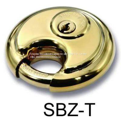 Colorful Keyed Disc and Discus Padlock With Strong Chrome Plated Shackle photo-4