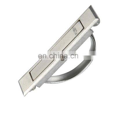 LS501-2 New Designed Chrome Plated Press Switch Zinc Alloy Concealed Round Cabinet Handles photo-2