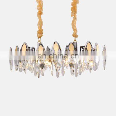 Hight Quality Large European Gold Traditional Maria Theresa Stainless Steel Crystal Chandelier for Hotel Project photo-3