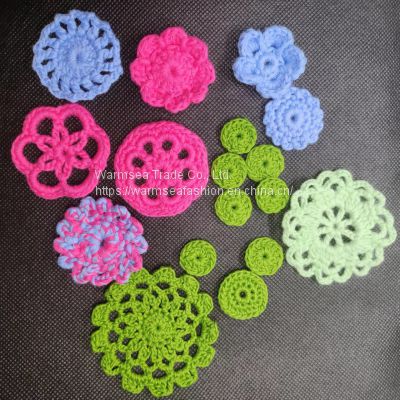 Handcraft garment accessories handmade cotton appliques