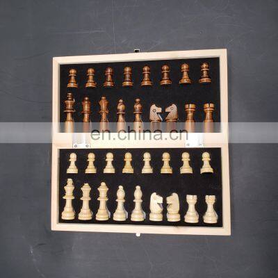 Wooden Chess Foldable Magnetic Chess Board Set photo-5