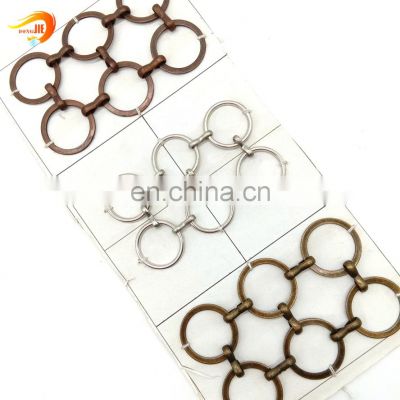 Wholesale interior metal suspended ceiling Ring Mesh Curtain