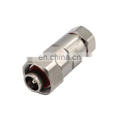 Waterproof Straight Din Connector 7 16 Cable Connector For Feeder Cable 1/2'' Flexible Cable 4.1/9.5